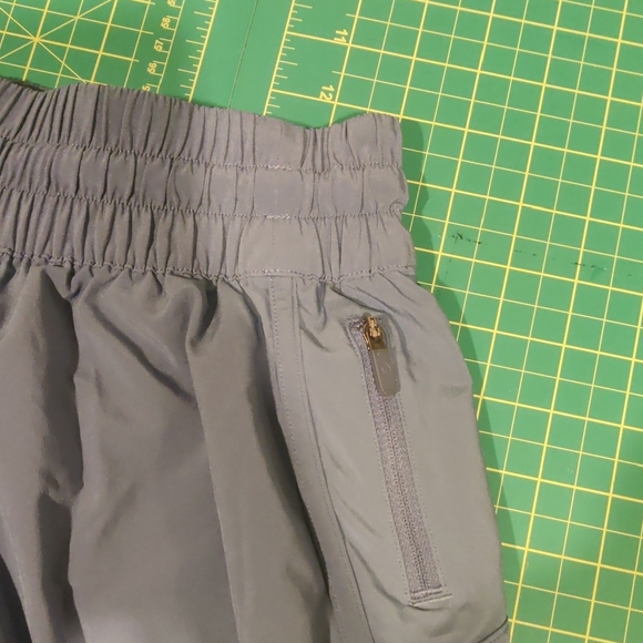 Women's Blue Athletic Shorts - Picture 6 of 9